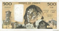 500 Francs PASCAL FRANCE  1978 F.71.18