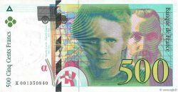 500 Francs PIERRE ET MARIE CURIE FRANCE  1994 F.76.01 SUP