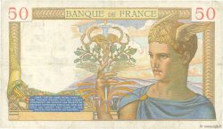 50 Francs CÉRÈS modifié FRANCE  1939 F.18.35 TTB