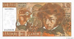 10 Francs BERLIOZ FRANCIA  1974 F.63.04 q.FDC