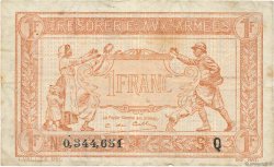 1 Franc TRÉSORERIE AUX ARMÉES 1919 FRANCIA  1919 VF.04.04
