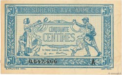 50 Centimes TRÉSORERIE AUX ARMÉES 1917 FRANCE  1917 VF.01.01