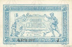 50 Centimes TRÉSORERIE AUX ARMÉES 1917 FRANCE  1917 VF.01.10