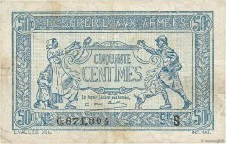 50 Centimes TRÉSORERIE AUX ARMÉES 1919 FRANCE  1919 VF.02.02