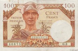 100 Francs TRÉSOR FRANÇAIS FRANCE  1947 VF.32.03 TTB