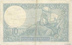 10 Francs MINERVE FRANCE  1923 F.06.07 pr.TTB