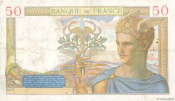 50 Francs CÉRÈS FRANCE  1937 F.17.37 pr.TTB