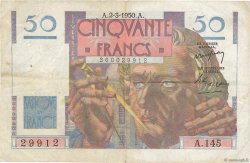 50 Francs LE VERRIER FRANCE  1950 F.20.14