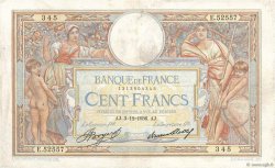 100 Francs LUC OLIVIER MERSON grands cartouches FRANCE  1936 F.24.15 pr.TTB