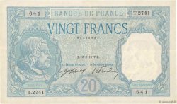 20 Francs BAYARD FRANCE  1917 F.11.02 pr.SUP