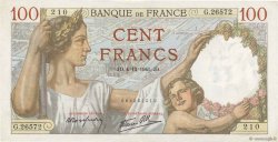 100 Francs SULLY FRANCE  1941 F.26.62 TTB