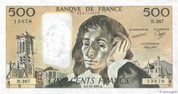 500 Francs PASCAL FRANCE  1987 F.71.37 TTB+