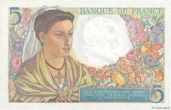 5 Francs BERGER FRANCE  1943 F.05.05 NEUF