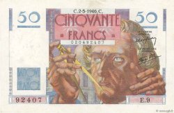 50 Francs LE VERRIER FRANCE  1946 F.20.03 pr.SUP