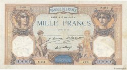 1000 Francs CÉRÈS ET MERCURE FRANCE  1927 F.37.01 VF