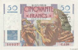50 Francs LE VERRIER FRANCE  1949 F.20.12 TTB+