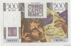 500 Francs CHATEAUBRIAND FRANCE  1952 F.34.09 TTB