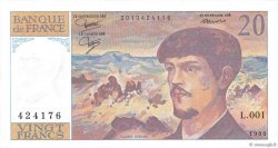 20 Francs DEBUSSY FRANCE  1980 F.66.01 NEUF