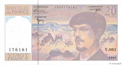 20 Francs DEBUSSY Modifié FRANCE  1997 F.66ter.02 NEUF