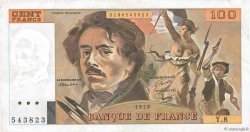 100 Francs DELACROIX modifié FRANCIA  1978 F.69.01f