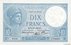 10 Francs MINERVE modifié FRANKREICH  1940 F.07.18