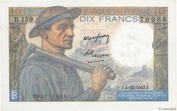 10 Francs MINEUR FRANCE  1947 F.08.19 SUP+