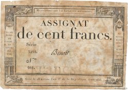 100 Francs FRANCE  1795 Ass.48a B+