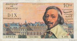 10 Nouveaux Francs RICHELIEU FRANCE  1960 F.57.08 TB+