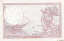 5 Francs FEMME CASQUÉE modifié FRANCE  1939 F.04.10 SUP+