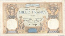 1000 Francs CÉRÈS ET MERCURE FRANCE  1933 F.37.08 pr.TB