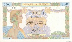 500 Francs LA PAIX FRANCE 1940 F.32.02