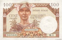 100 Francs TRÉSOR PUBLIC FRANCE 1955 VF.34.01