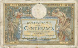 100 Francs LUC OLIVIER MERSON avec LOM FRANCE  1908 F.22.01 AB