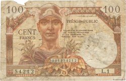 100 Francs TRÉSOR PUBLIC FRANCE 1955 VF.34.01