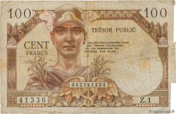 100 Francs TRÉSOR PUBLIC FRANCE 1955 VF.34.01
