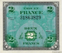 2 Francs DRAPEAU FRANCE  1944 VF.16.01 UNC-