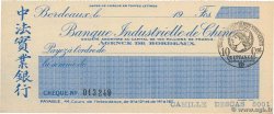 Francs FRANCE régionalisme et divers Bordeaux 1915 DOC.Chèque pr.SPL