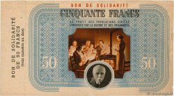 50 Francs BON DE SOLIDARITÉ FRANCE régionalisme et divers  1941 KL.09C1 TB