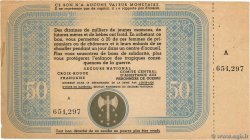 50 Francs BON DE SOLIDARITÉ FRANCE régionalisme et divers  1941 KL.09C1 TB