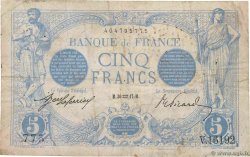 5 Francs BLEU FRANCE 1917 F.02.47 pr.TB