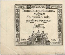 15 Sols FRANCIA 1792 Ass.24a
