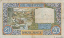 20 Francs TRAVAIL ET SCIENCE FRANCE 1941 F.12.16 TTB