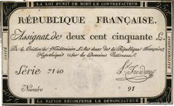 250 Livres FRANCE 1793 Ass.45a TTB