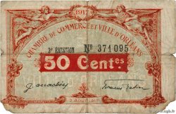 50 Centimes FRANCE régionalisme et divers Orléans 1917 JP.095.16 B