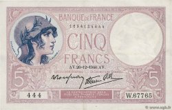 5 Francs FEMME CASQUÉE modifié FRANCE 1940 F.04.18 TTB