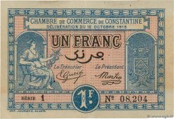 1 Franc FRANCE régionalisme et divers Constantine 1918 JP.140.18 SUP