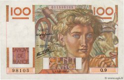 100 Francs JEUNE PAYSAN FRANCE 1945 F.28.01 TTB