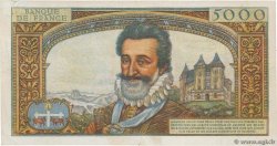 5000 Francs HENRI IV FRANCE 1958 F.49.07 pr.TTB