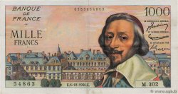 1000 Francs RICHELIEU FRANCIA 1956 F.42.24