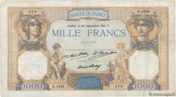 1000 Francs CÉRÈS ET MERCURE FRANCE  1931 F.37.06
